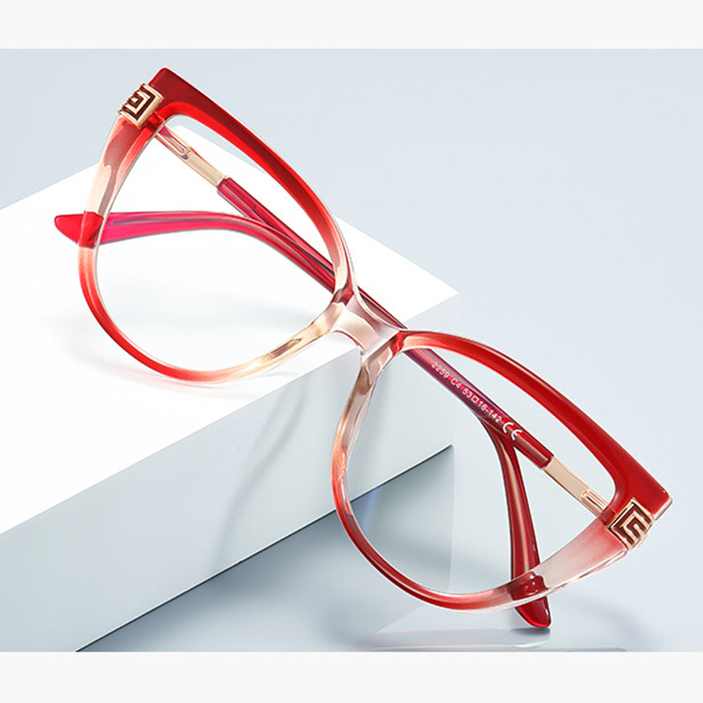 Számítógépes szemüveg női Techsuit 2259, kékfény elleni, barna