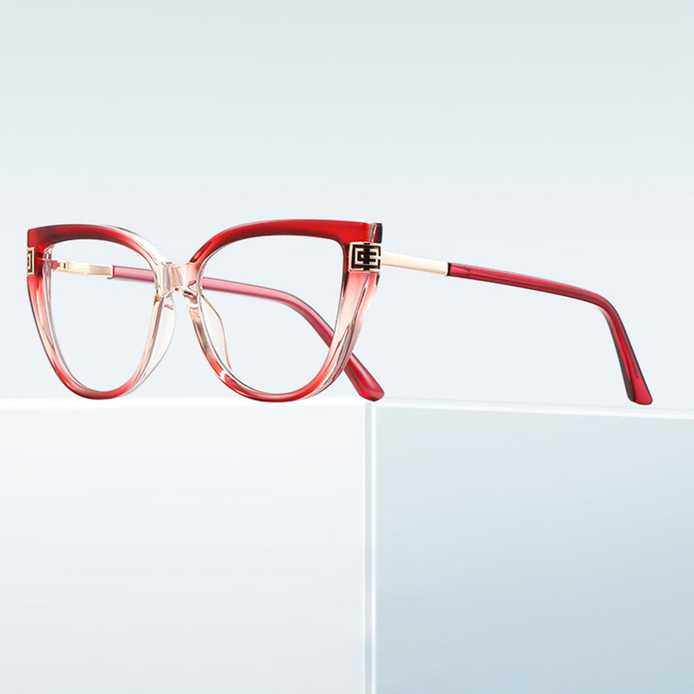 Techsuit 2259 Women's Computer Glasses, Anti-Blue Light, Pink