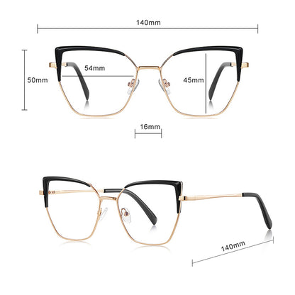 Techsuit 3156 női számítógépes szemüveg, Anti-Blue Light, rózsaszín arany