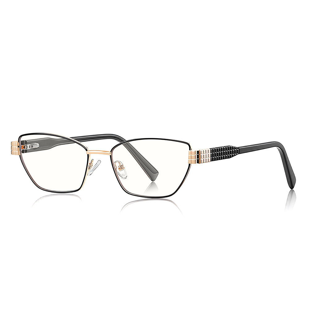 Számítógépes szemüveg női Techsuit 3162, kékfény-szűrős, fekete