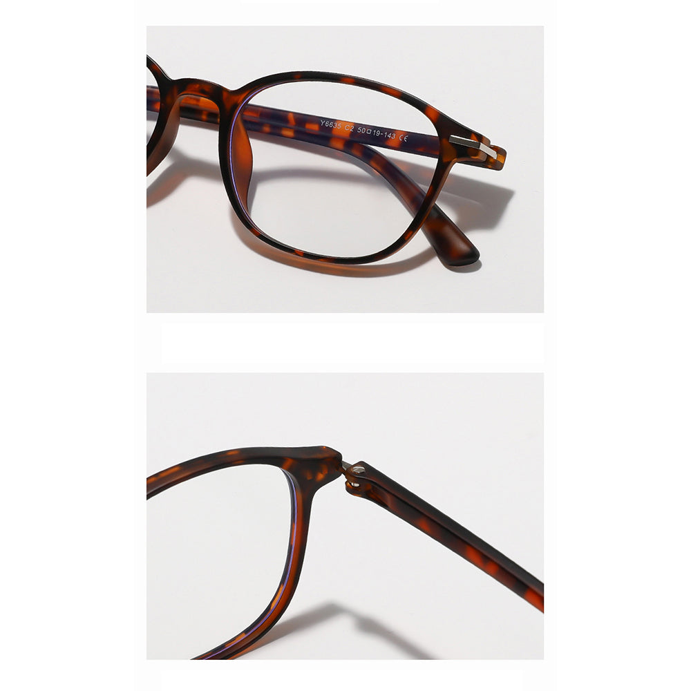 Unisex Techsuit 6635 számítógépes szemüveg, kékfény elleni, fekete