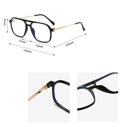 Techsuit 83092 Uniszex Számítógépes Szemüveg, Kékfény Szűrős, Fekete Ezüst