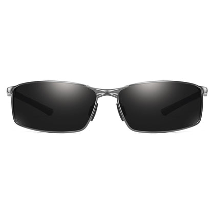 Férfi Techsuit 559 napszemüveg, polarizált, UV-védelem, fekete-ezüst