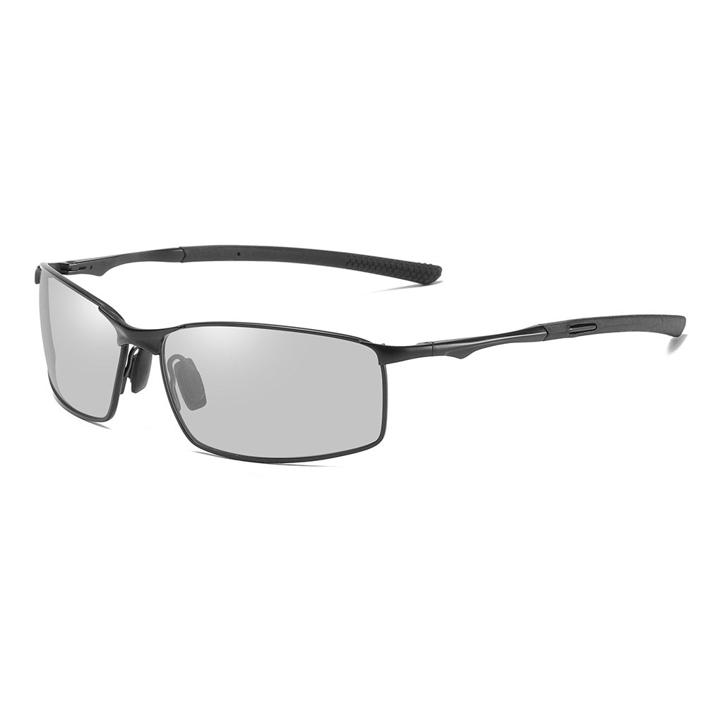 Férfi Techsuit 559 napszemüveg, polarizált, UV védelemmel, fekete áttetsző