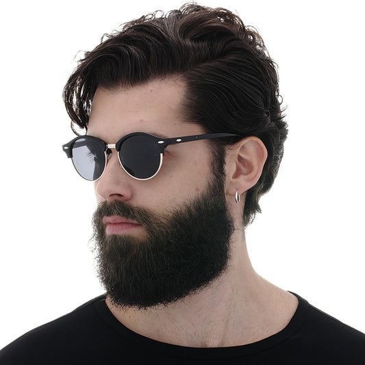 Férfi Techsuit 66612 napszemüveg, polarizált, UV védelem, ezüst