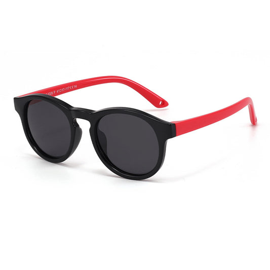 Techsuit 8308-C14 Polarizált Baba Napszemüveg, Fekete Piros