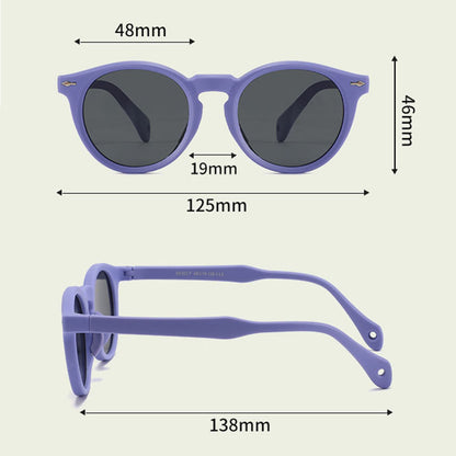 Techsuit 602 gyerek napszemüveg, polarizált, UV védelem, fekete