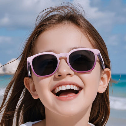 Techsuit 691 Kids Sunglasses, Polarized, UV Protection, Purple