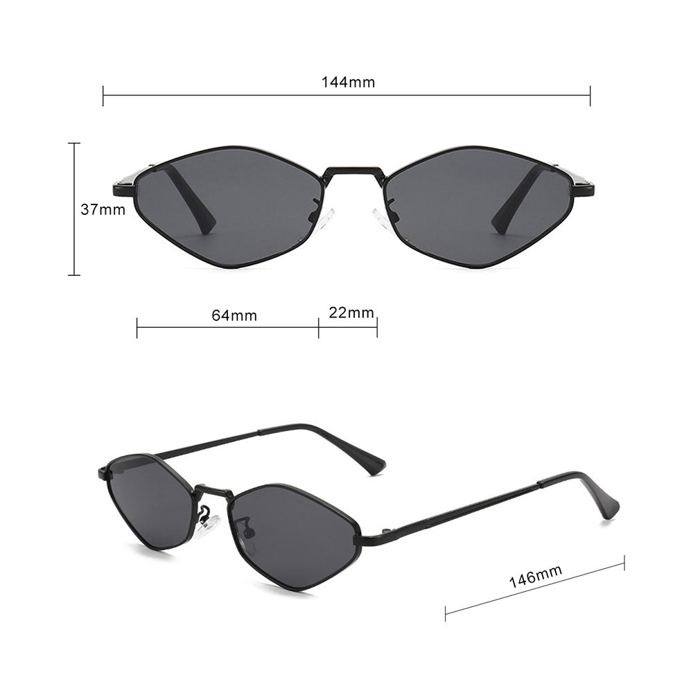 Női Techsuit 6206 napszemüveg, arany-fekete