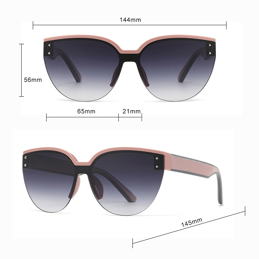 Techsuit 6506 Női Napszemüveg, Zöld Barna