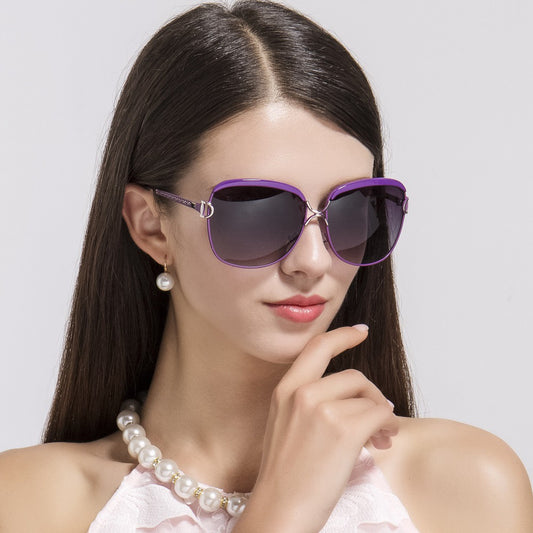 Techsuit 8702 Női Napszemüveg, Polarizált, UV Védelem, Lila