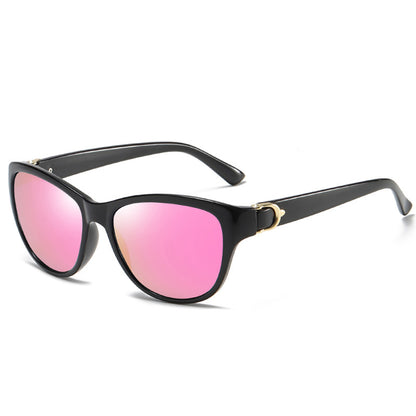 Techsuit A572 Women's Sunglasses, Polarized, UV Protection, Black Pink