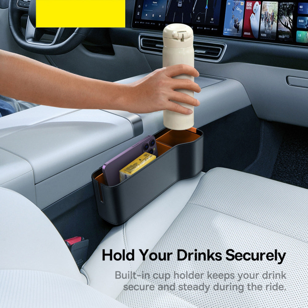 Baseus OrganizeFun autós tároló a konzol és az ülés közötti térhez, Fekete C20256502111-00