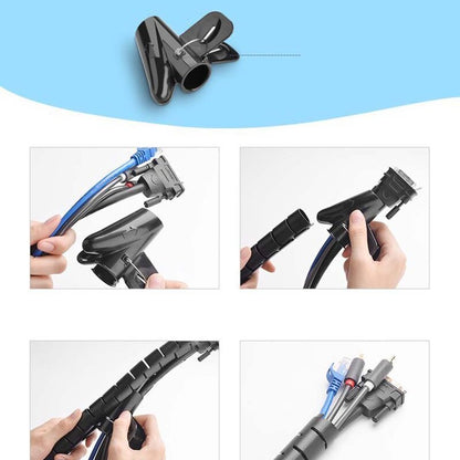 UGREEN LP121 Kábelrendező, 25mm, 3m, Fekete