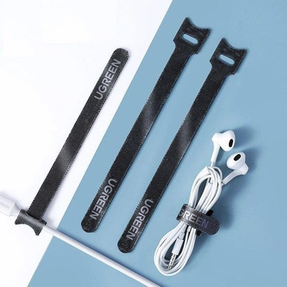 UGREEN LP401 Kábelrendező, Velcro, 3 darabos készlet, Fekete