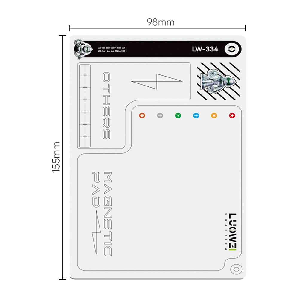 Luowei LW-334 Magnetic Screw Pad
