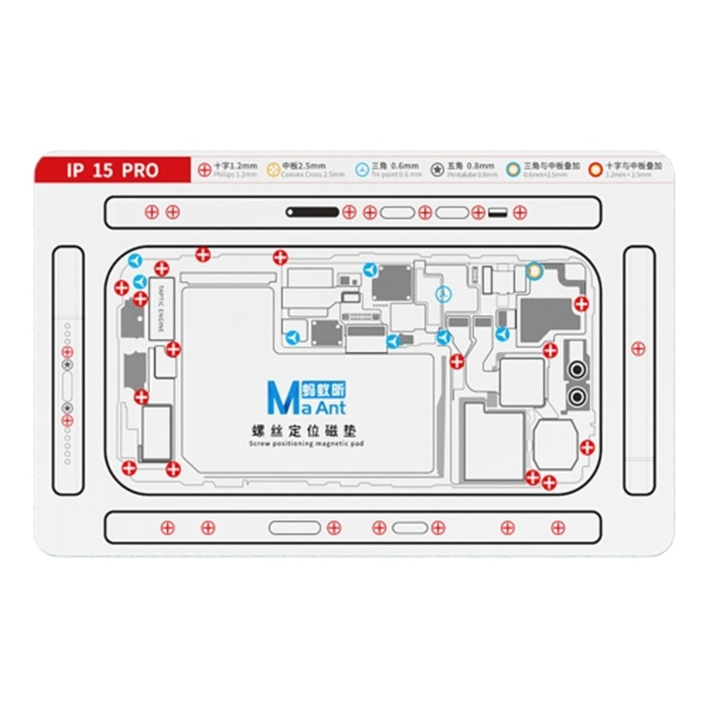 MaAnt mágneses csavartartó iPhone 15 Pro / 15 Pro Max készülékhez
