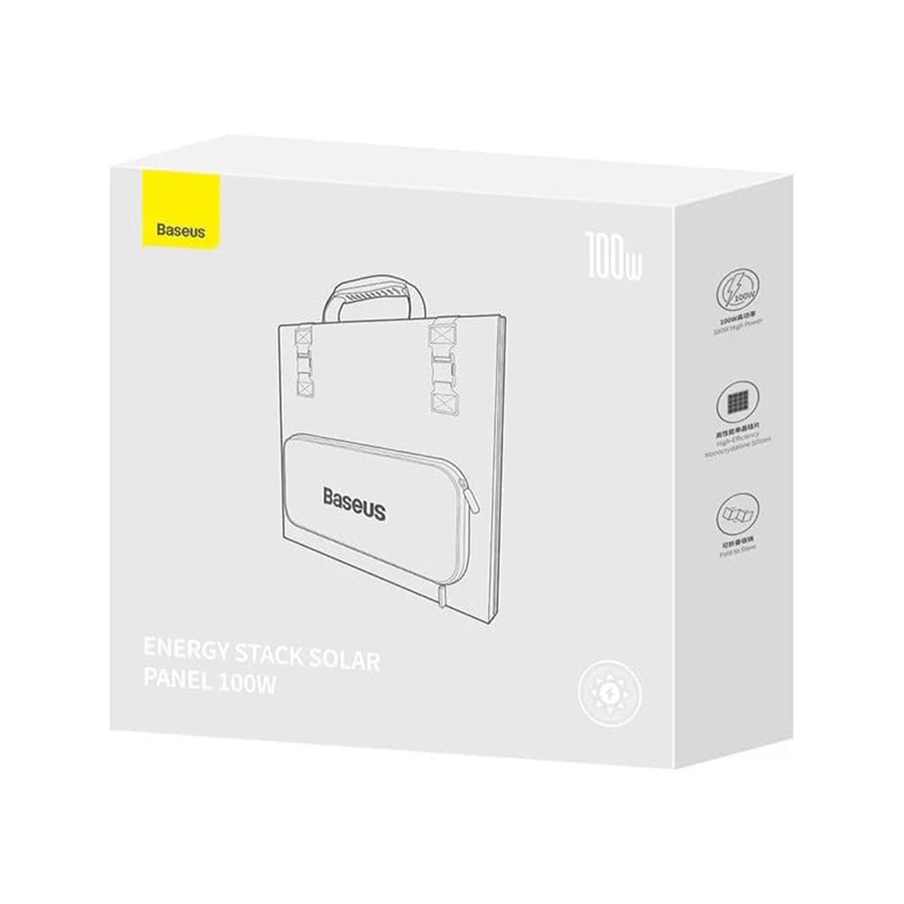 Baseus Fotovoltaikus Napelem, 100W, 1.58m x 0.39m, Zöld CCNL050006