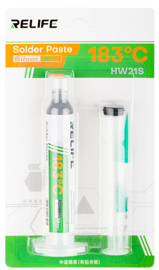 Fludorpaszta Relife HW21S, fecskendő típus, olvadáspont 183 fok