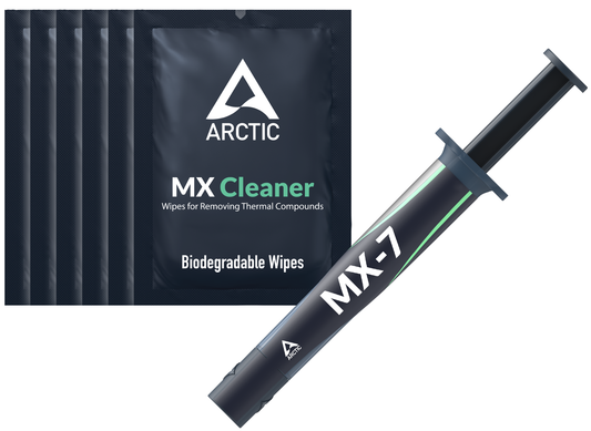 ARCTIC MX-7 Hővezető Paszta + MX Cleaner Törlőkendők, Típus: Tű, 4g ACTCP00092A