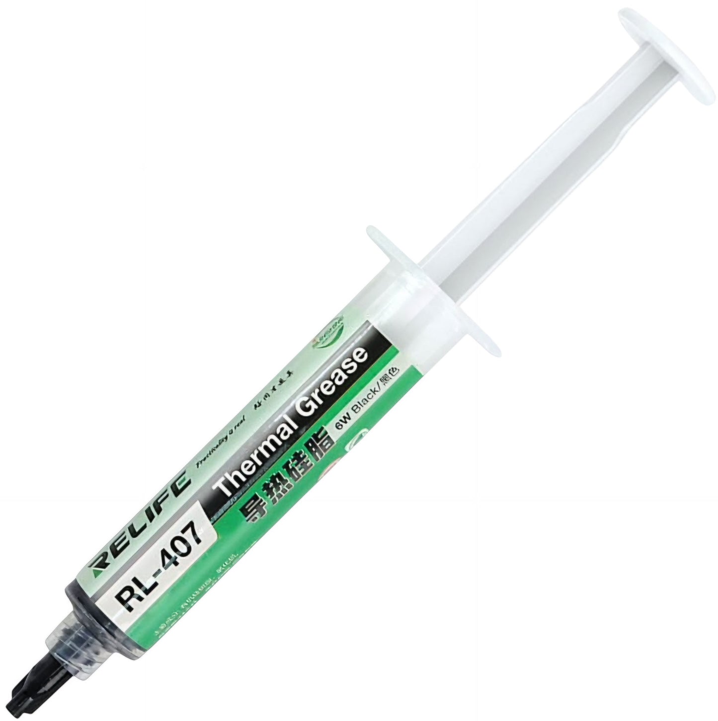 Relife RL-407 Hővezető Paszta, Típus: Fecskendő, 20g, Fekete