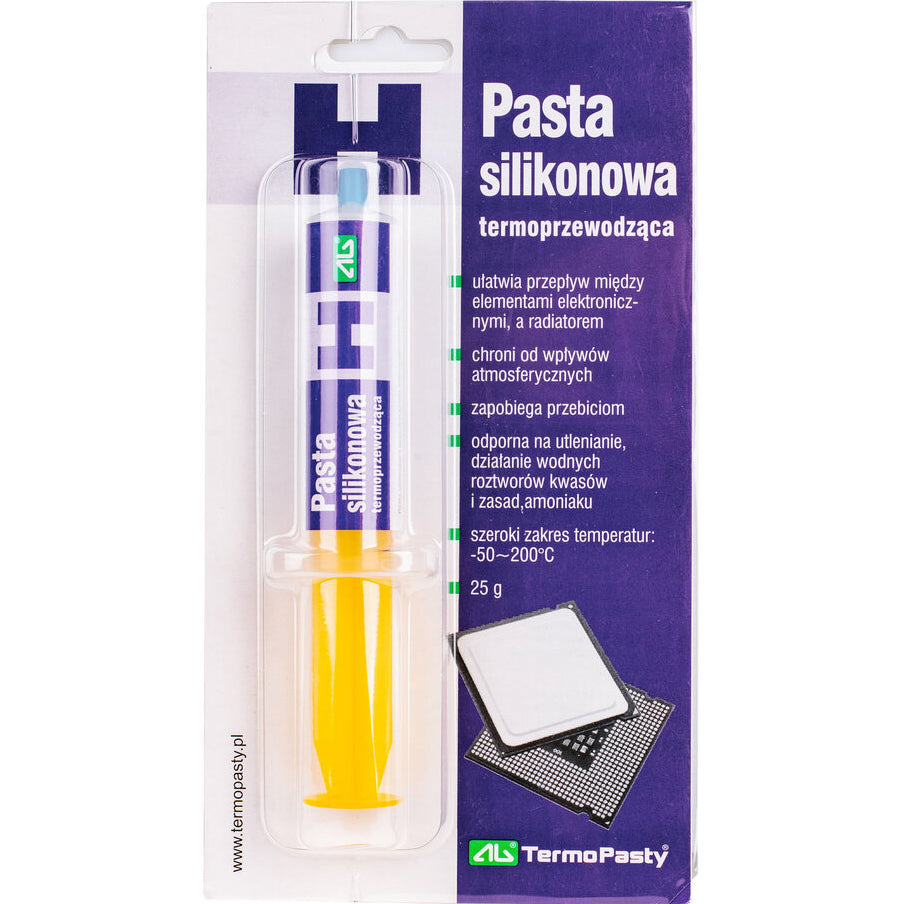 AG Termopasty hővezető paszta, fecskendő típus, 25g ART.AGT-056