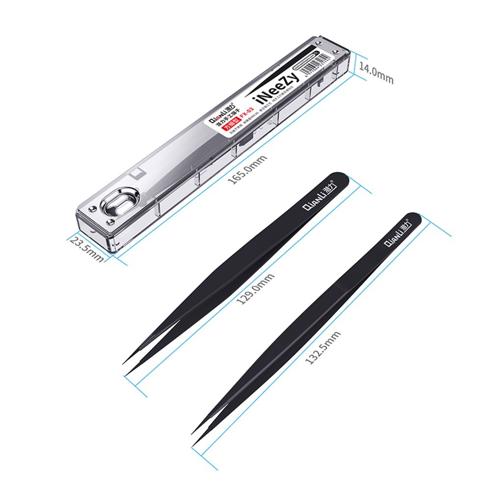 Élesített csipesz QIANLI FX-03