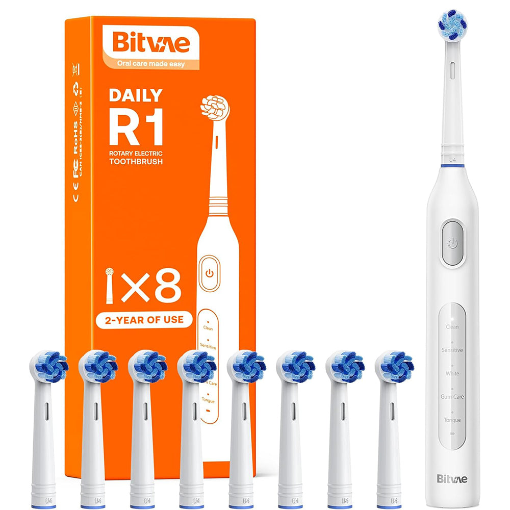 Bitvae R1 elektromos fogkefe, fehér