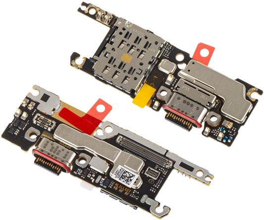 Töltőcsatlakozós Alaplap - Mikrofon - SIM Olvasó Modul Huawei Pura 80 Ultra, Service Pack 02357ECV