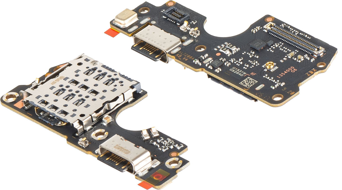 Töltőcsatlakozós Alaplap - Mikrofon - SIM Olvasó Modul Xiaomi Redmi Note 14 Pro 4G, Service Pack 560004000O600