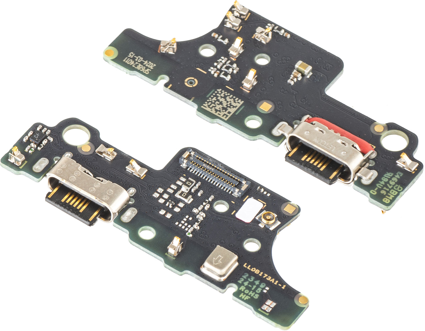 Töltőcsatlakozós Alaplap - Mikrofon Motorola Moto G04s / G04, Csere 5P68C24255