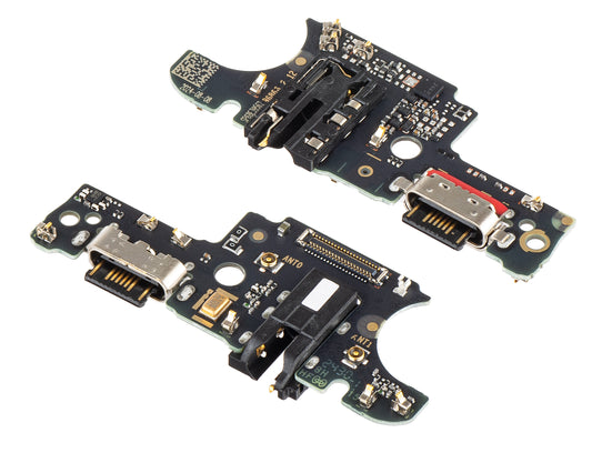 Motorola Moto G55 töltőcsatlakozós - audio - mikrofonos alaplap, Swap 5P68C28436