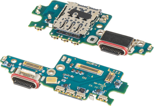 Töltőcsatlakozós Alaplap - Mikrofon - SIM Olvasó Modul Samsung Galaxy S26 S942, Service Pack GH96-20820A