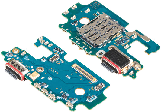 Töltőcsatlakozós Alaplap - Mikrofon - SIM Olvasó Modul Samsung Galaxy S25 FE, Service Pack GH96-20363A