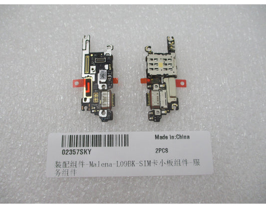 Töltőcsatlakozó-panel – mikrofon – SIM-kártya-olvasó modul Huawei Pura 90s Pro készülékhez, Service Pack 02357SKY