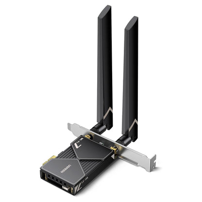 UGREEN BE6500 hálókártya (55204), 1 x PCIe, fekete