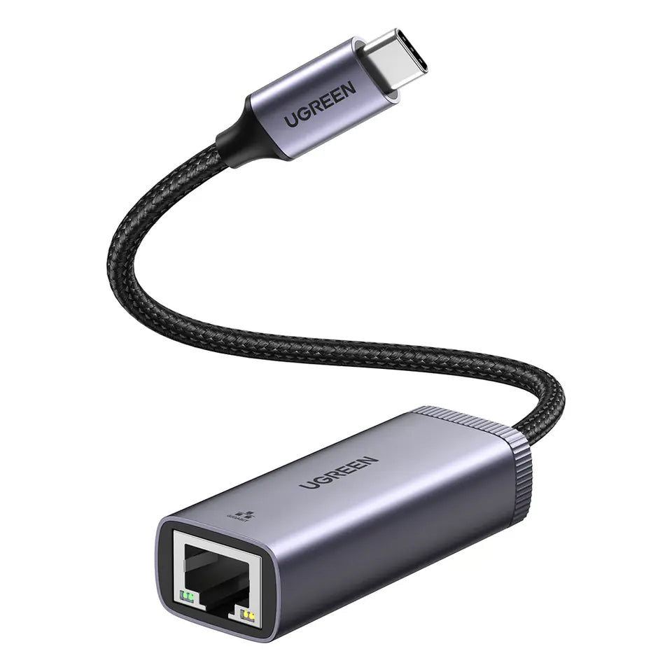 UGREEN CM483 hálózati kártya, RJ45, USB-C, Szürke