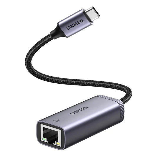 UGREEN CM483 hálózati kártya, RJ45, USB-C, Szürke