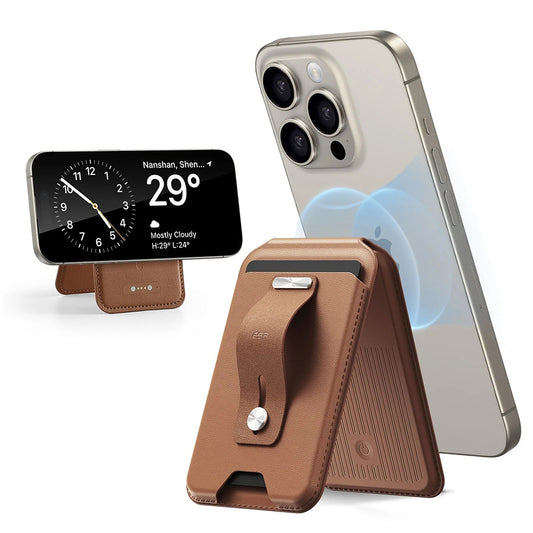 MagSafe pénztárca, ESR, Findy my Wallet, Barna