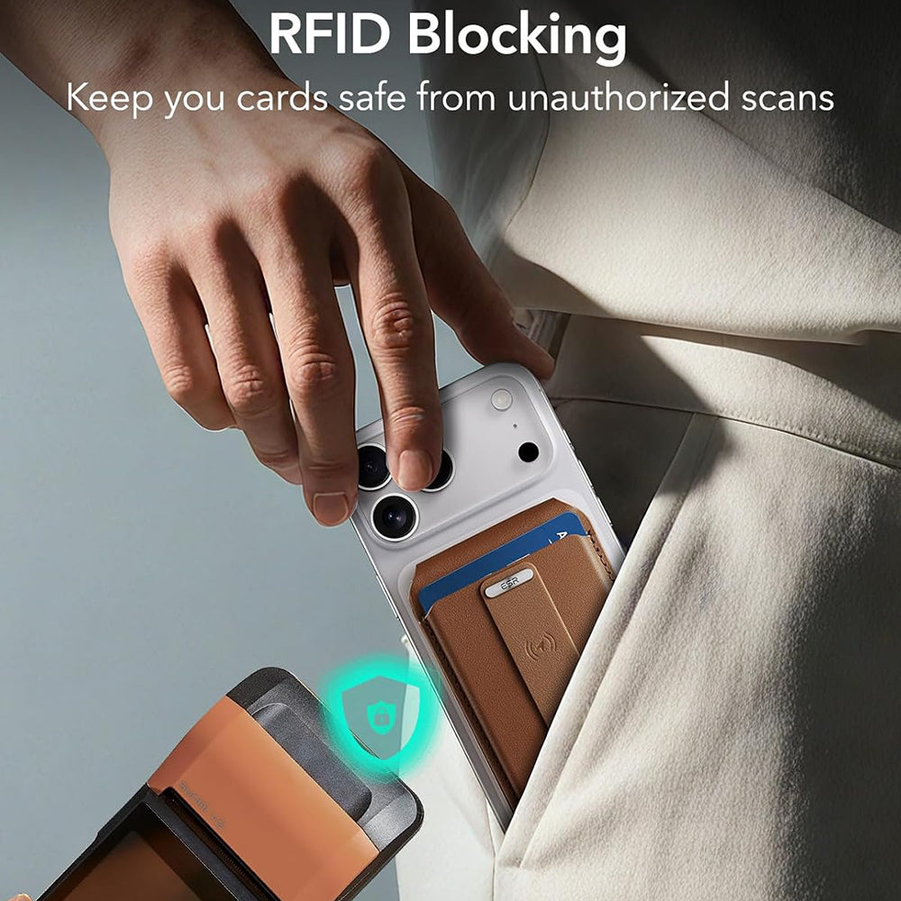 MagSafe pénztárca, ESR, Findy my Wallet 5C, Barna