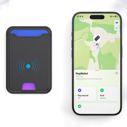 Magsafe pénztárca, Fixed, Mag, Fekete