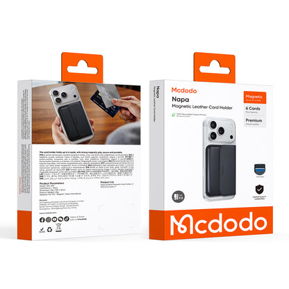 MagSafe pénztárca, McDodo, WH-3530 Napa, Fekete