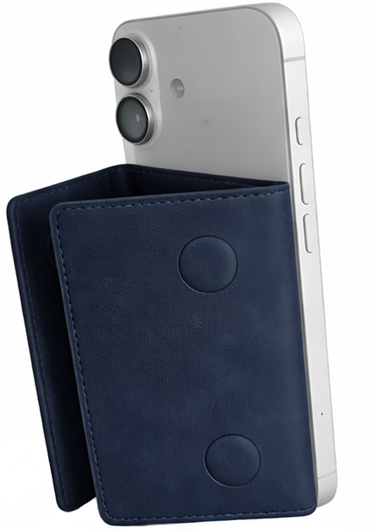 MagSafe pénztárca, OEM, Triple Wallet, Tengerészkék