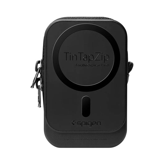 MagSafe pénztárca, Spigen, TinTap ZIP MagFit 2, Fekete AFA11564