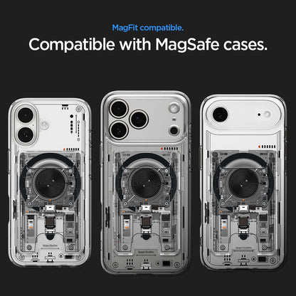 MagSafe pénztárca, Spigen, Ultra Hybrid Zero One, Átlátszó AFA11403