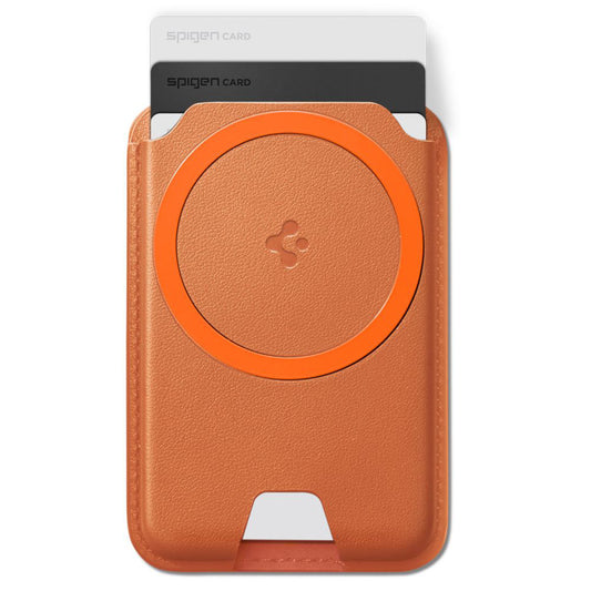 MagSafe pénztárca, Spigen, Valentinus MagFit+, Narancssárga AFA11340