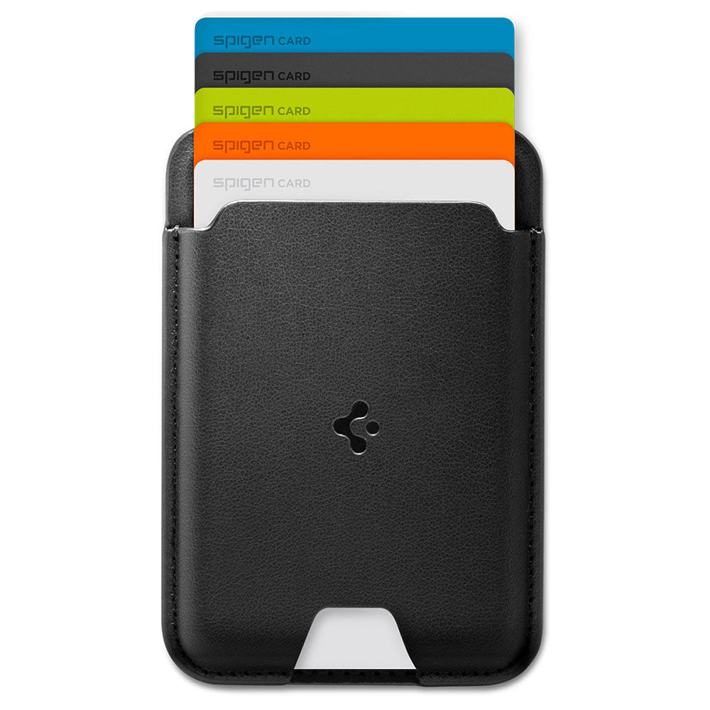MagSafe pénztárca, Spigen, Valentinus MagFit, Fekete AFA11337