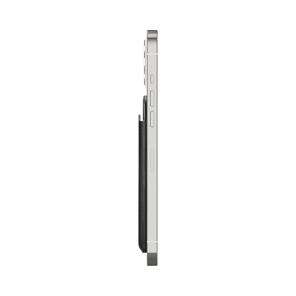 MagSafe pénztárca, Spigen, Valentinus MagFit 2 kártya, Fekete AMP02284