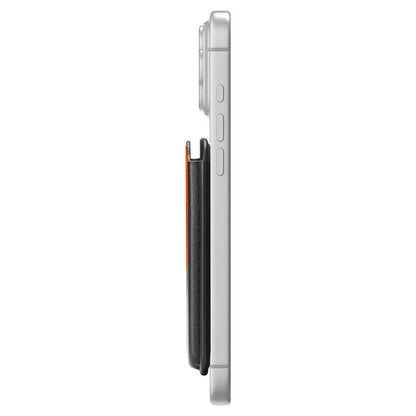 MagSafe pénztárca, Spigen, Valentinus MagFit+, Fekete AFA11336
