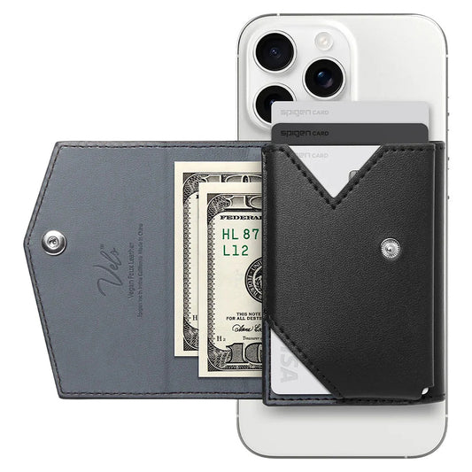 Magsafe pénztárca, Spigen, Valentinus Pro, Fekete